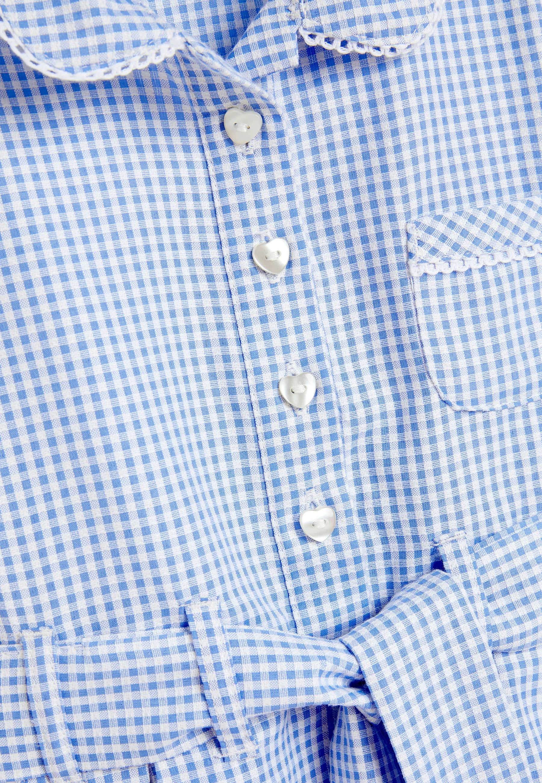 Siguiente LAZO DE VICHETAS CON COLLAR - Vestido de verano
