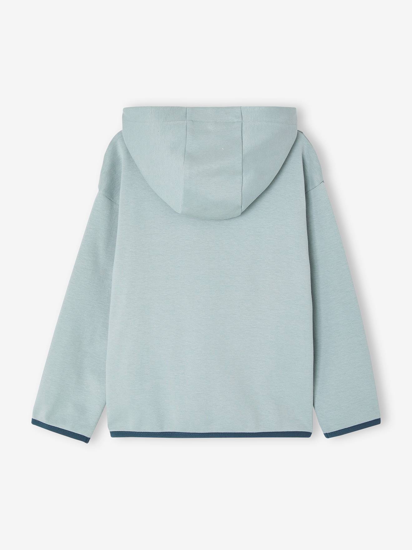 Vertbaudet Jungen Sportjacke mit Kapuze Oeko-Tex - aqua