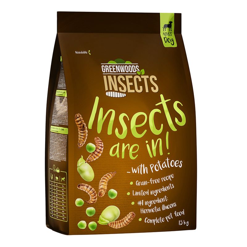 Greenwoods Insects Insekten mit Kartoffeln, Erbsen und Favabohnen
