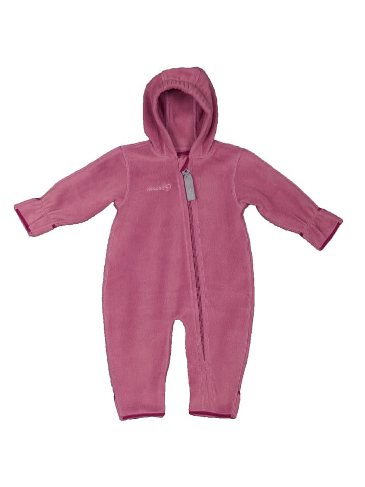 Hoppediz Overall Fleece-Overall mit Umschlagbündchen in beere günstig kaufen