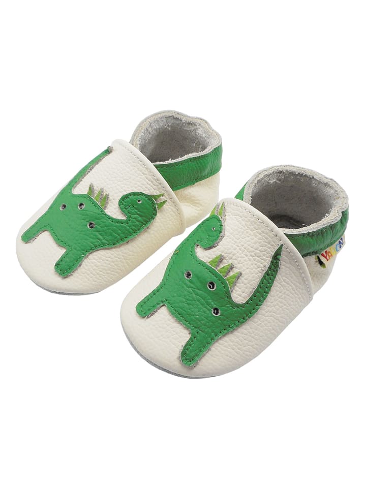 Yalion Leder-Krabbelschuhe 