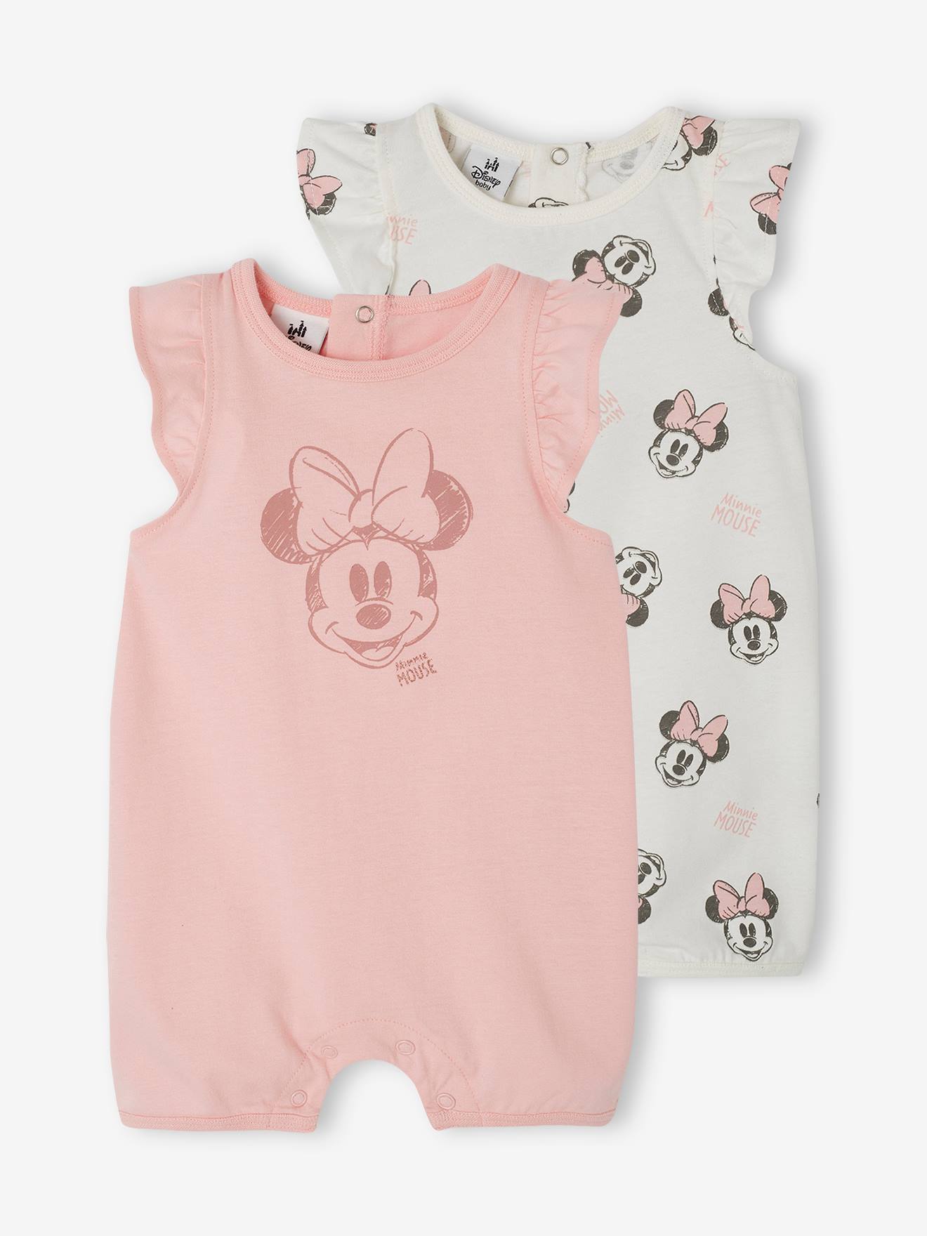 Minnie 2er-Pack Baby Bodys Disney MINNIE MAUS - rosa