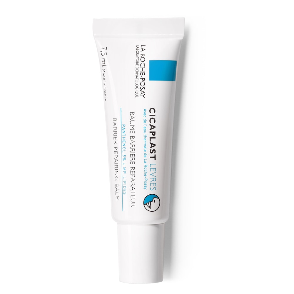 La Roche-Posay Cicaplast Baume lèvres barrière réparateur 7,5ml Baume réparateur pour les lèvres gercées et abîmées pour adultes et enfants.