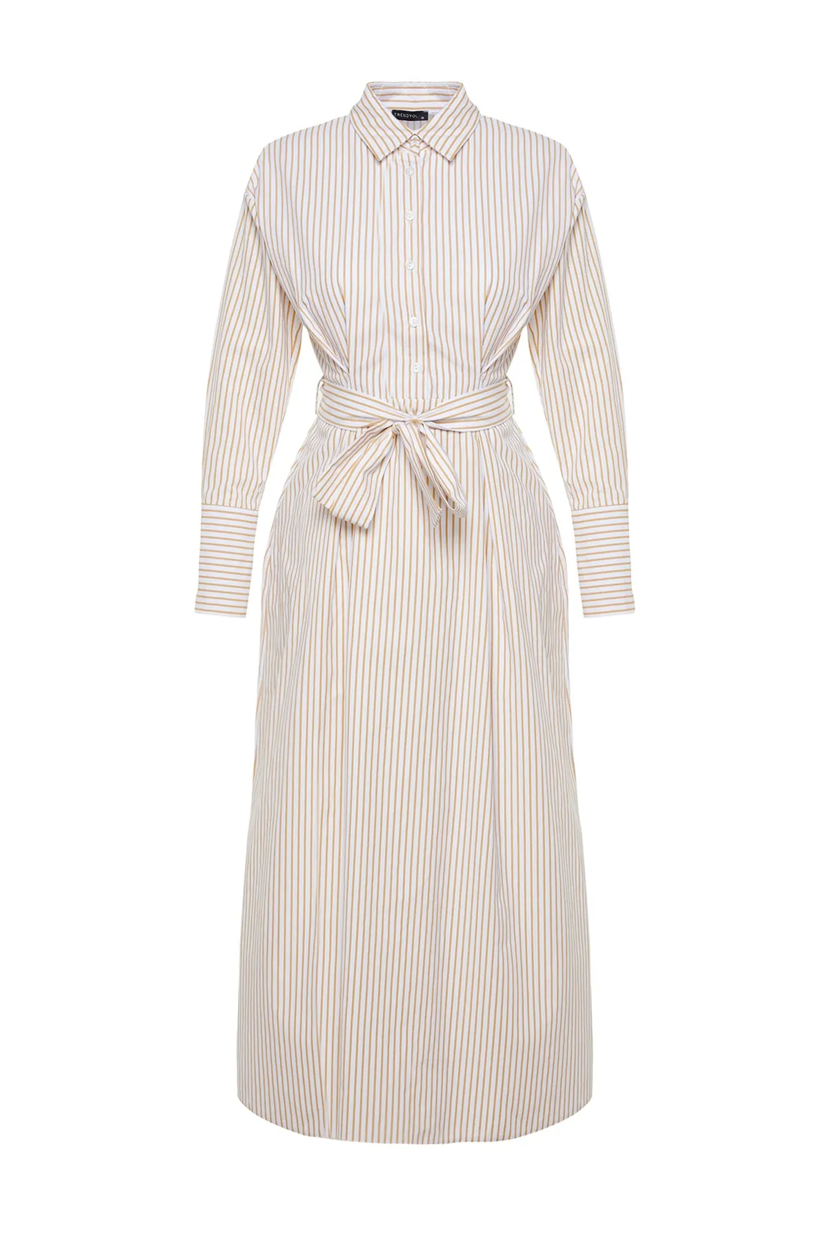 Trendyol Modest  Kleid - Beige - Blusenkleid