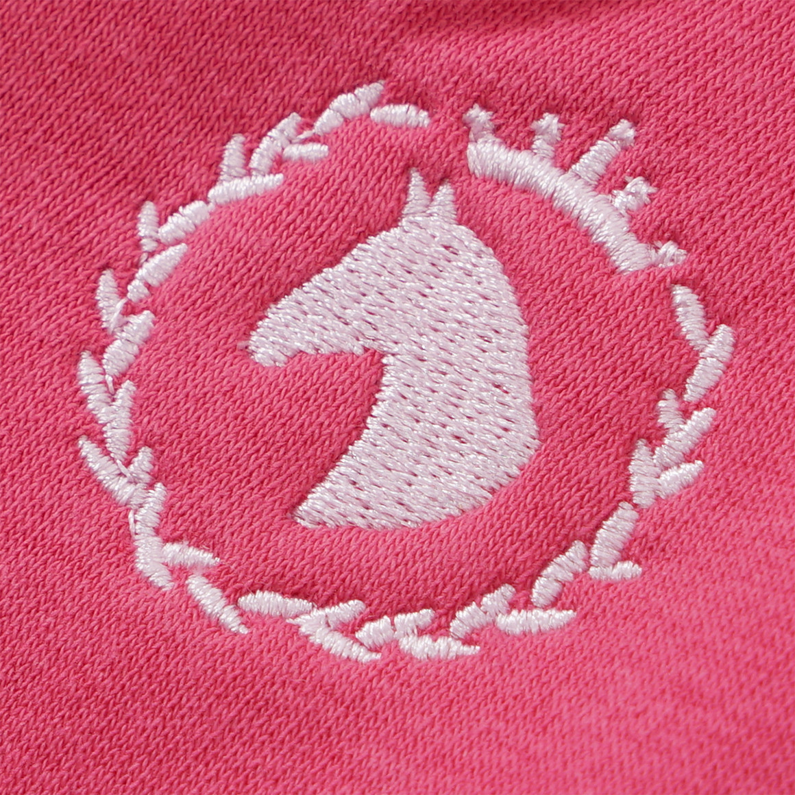 Mädchen Sweatshirt mit Pferde-Stickerei