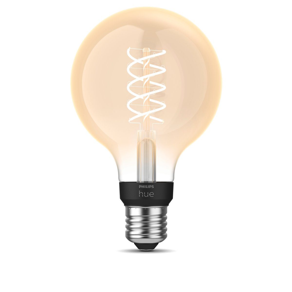 Philips Hue Smarte LED-Leuchte White E27 Filament Globe G93 550lm