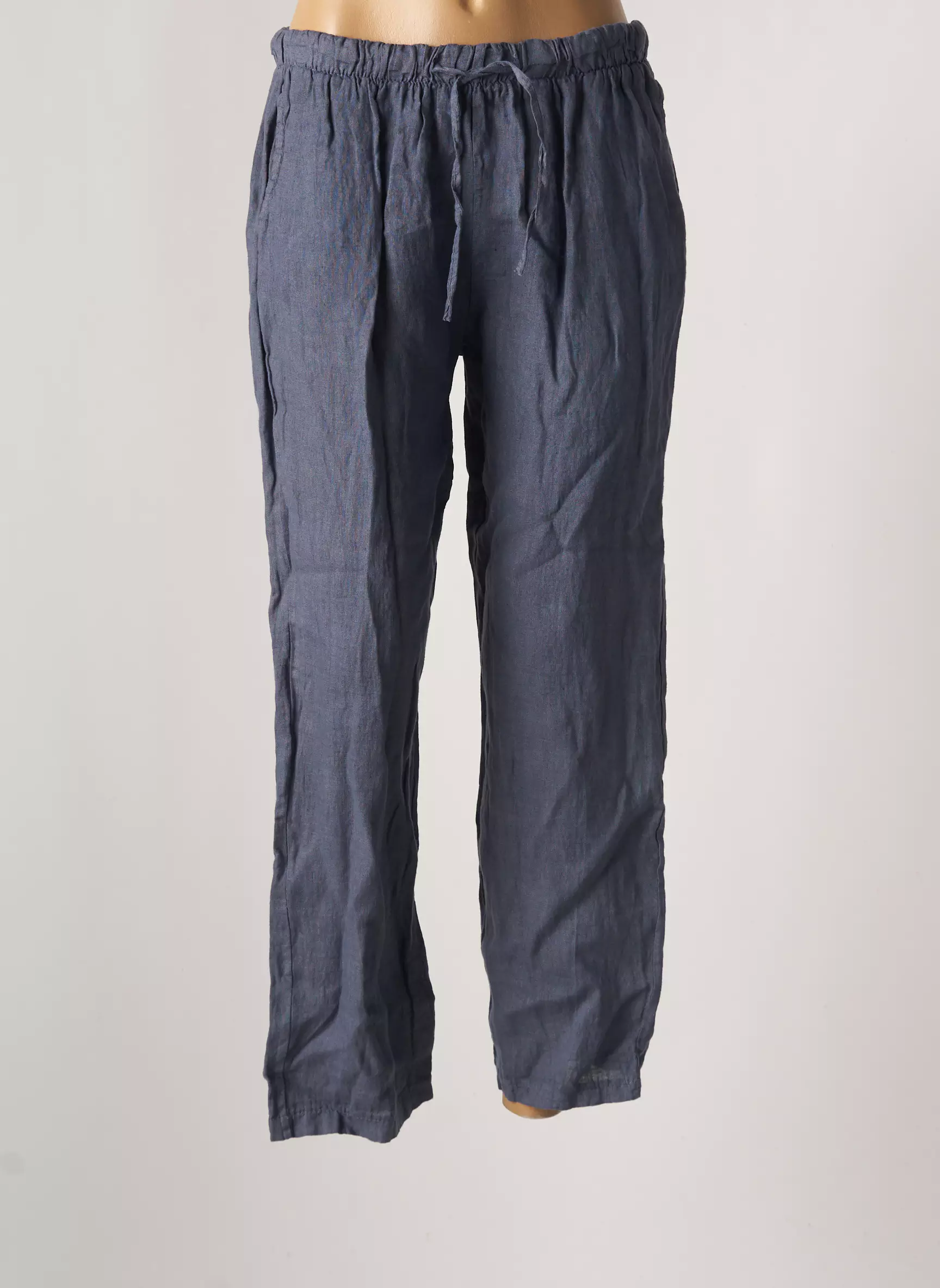 La Petite Nimoise Pantalons Slim Femme couleur bleu