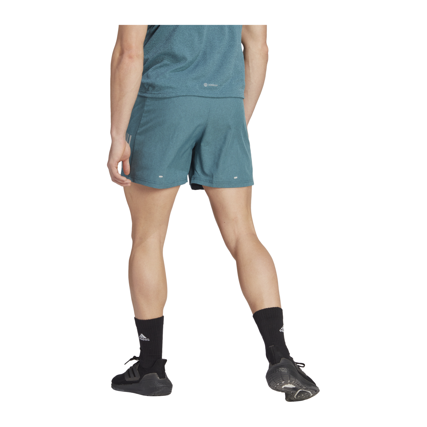 adidas Own The Run Heather Short Grün