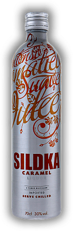 Sildka Caramel & Vodka Liquor Sildka Caramel & Vodka Liquor Süßlicher und reiner Likör aus Karamell und Wodka. 0,7	 Liter - Vol 30%