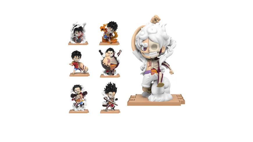 One Piece Luffys Gears Edition Serie 6 - Mighty Jaxx Freeny's Hidden Dissectibles Sammelfigur - sortiert