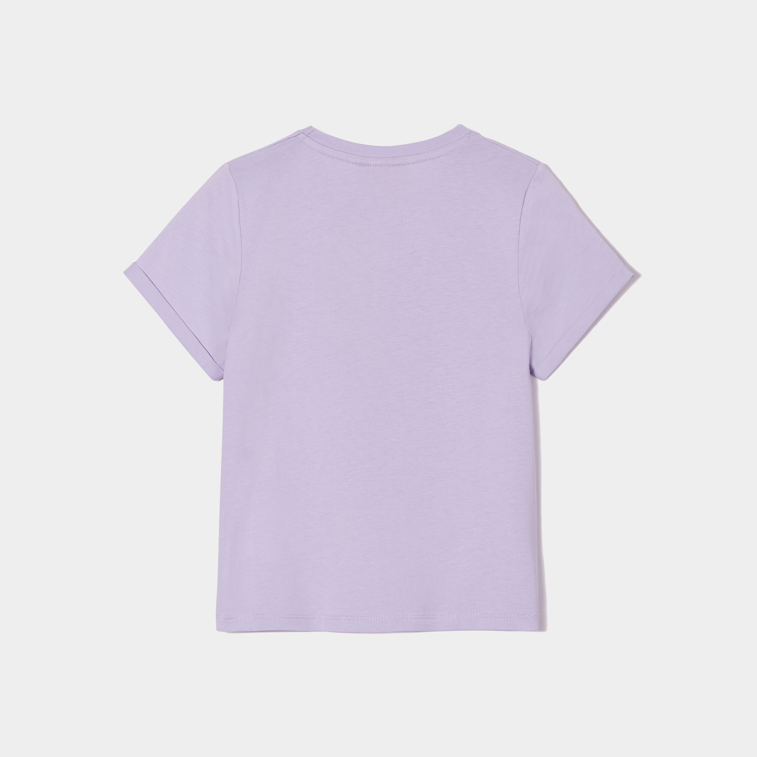 T-shirt manches courtes coton Barbie parme fille | La Halle