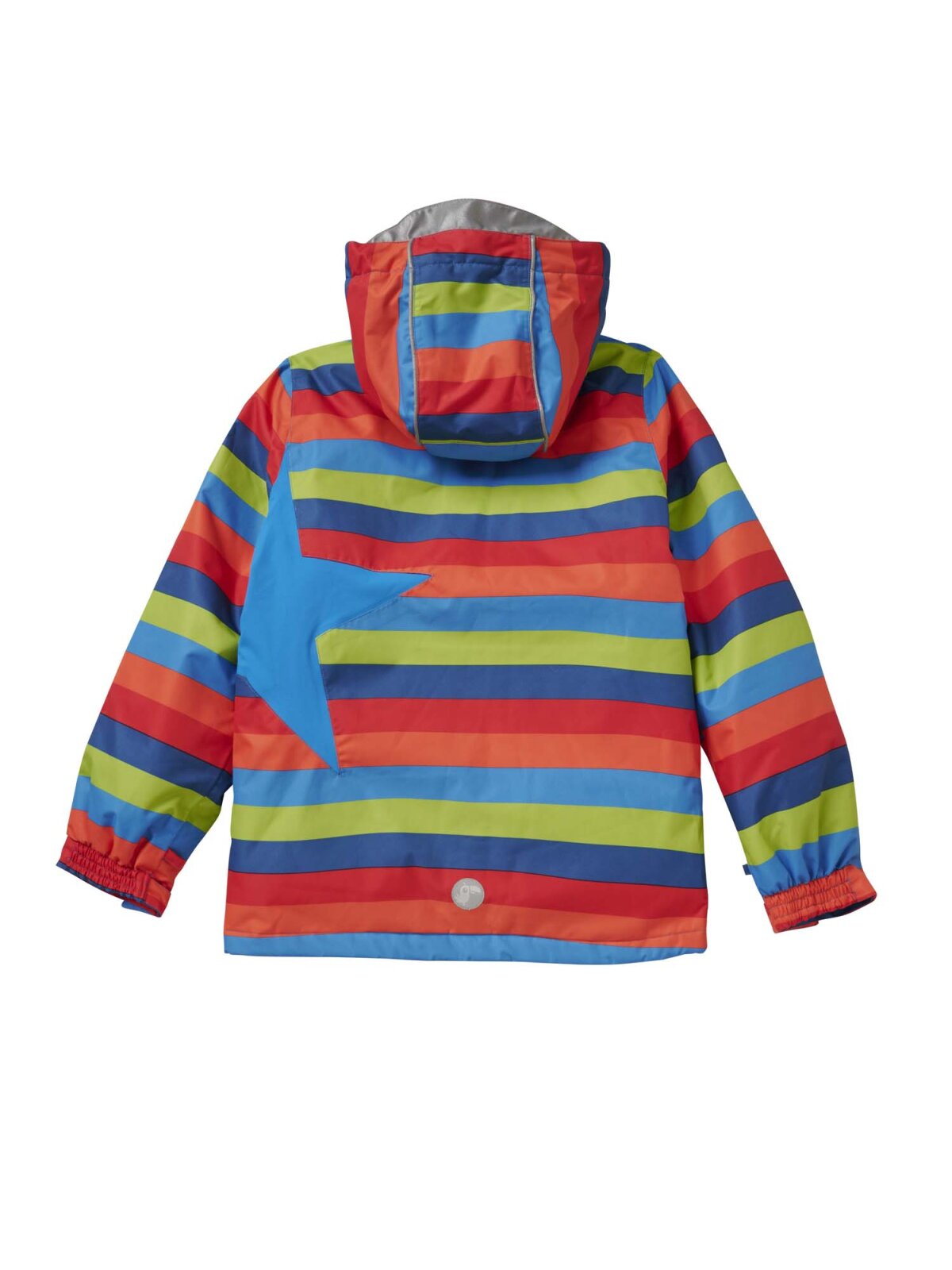 Schneejacke Stern Kids, bunt gestreift