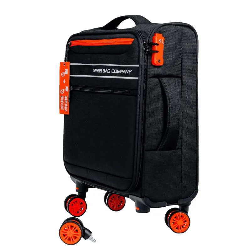 Swiss Bags Ohio Handgepäckstrolley S (45 cm) Underseater - Black