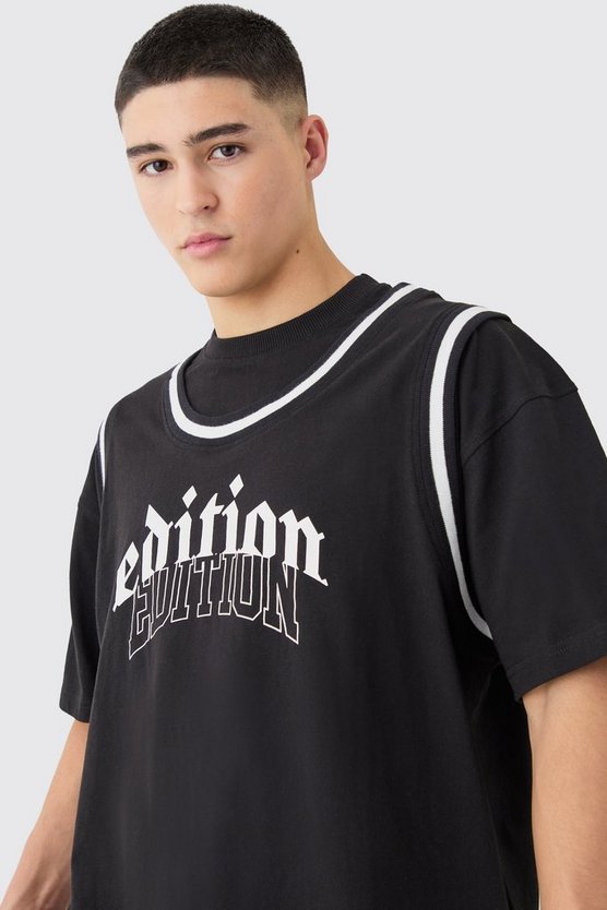 Oversize Trainingsanzug mit geteiltem Saum