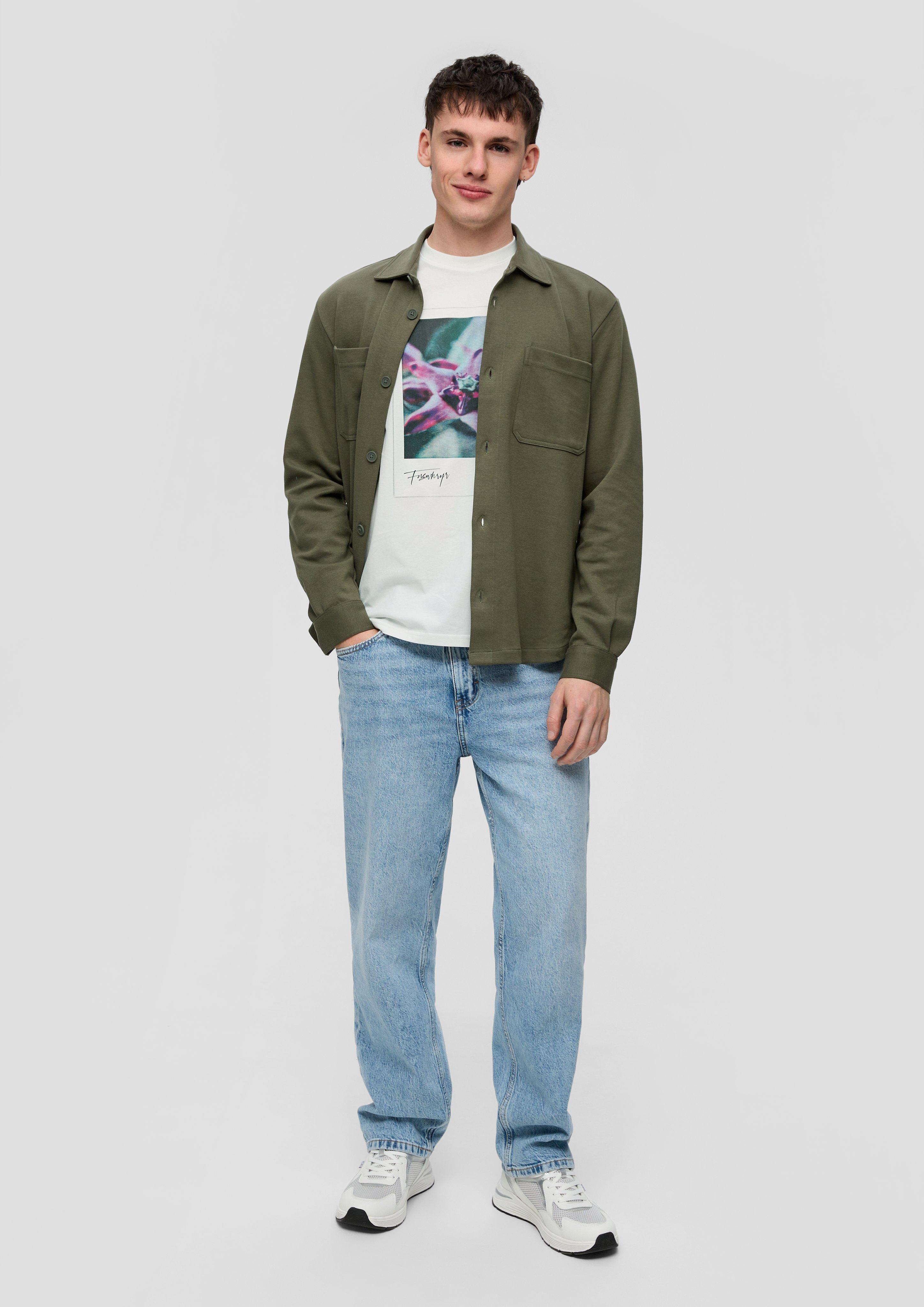 T-Shirt mit Frontprint  2143192-01D0