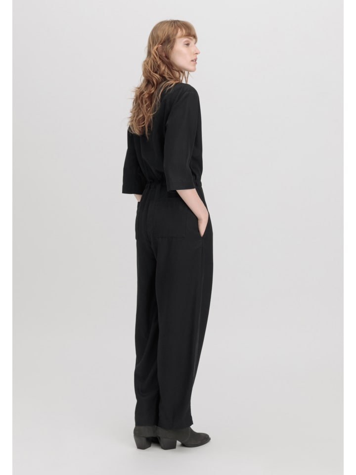 Hessnatur Overall Relaxed in schwarz günstig kaufen