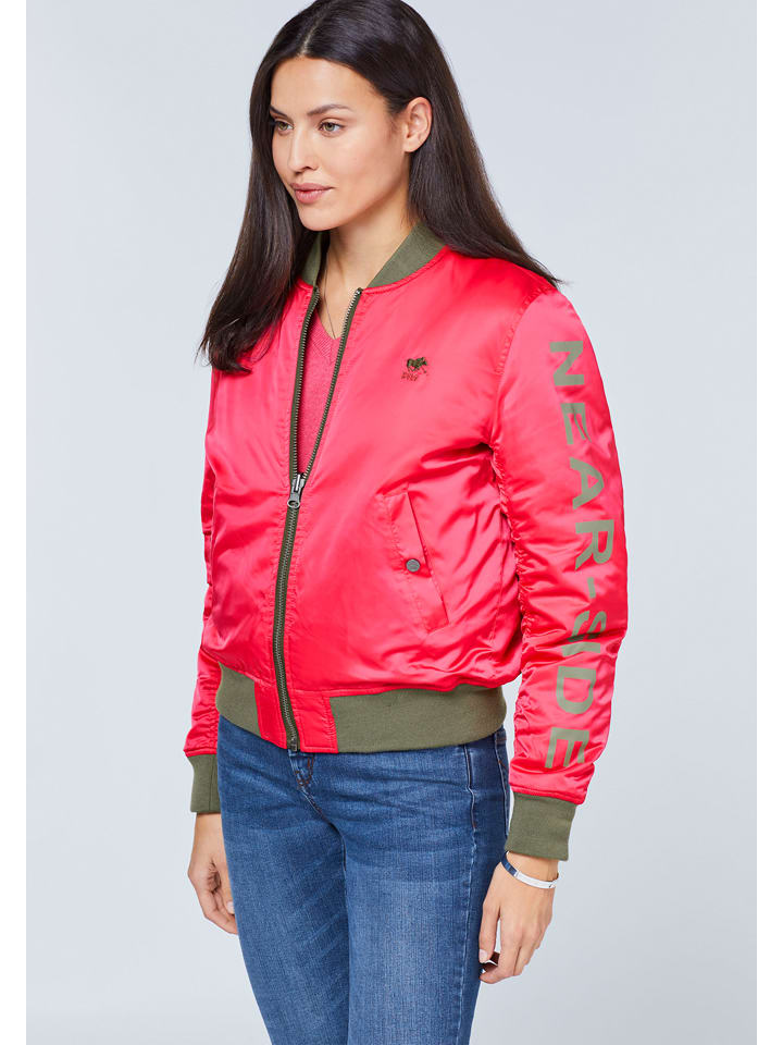 Polo Sylt Bomberjacke in Khaki/ Pink günstig kaufen