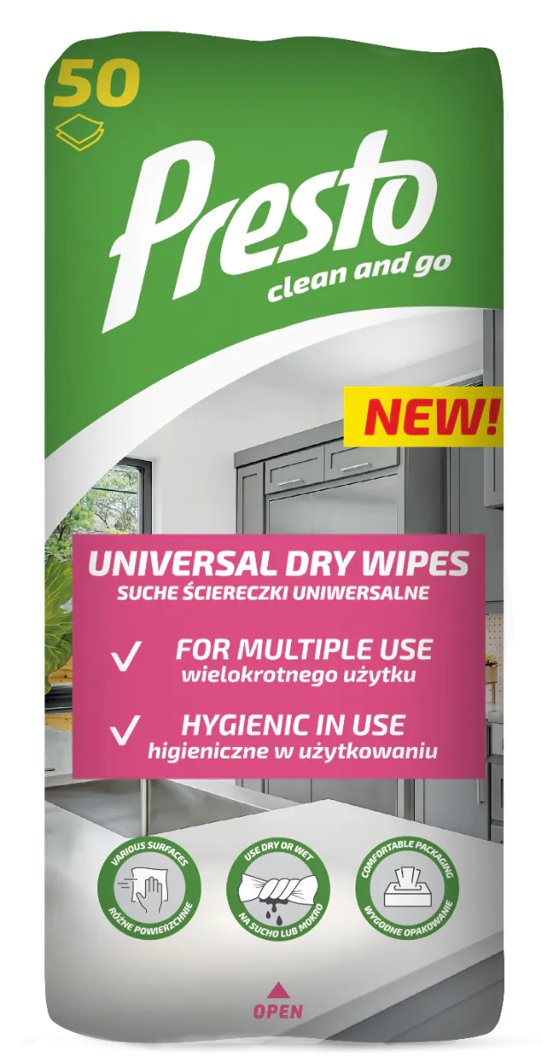 Presto Universal Dry Flow servetėlės