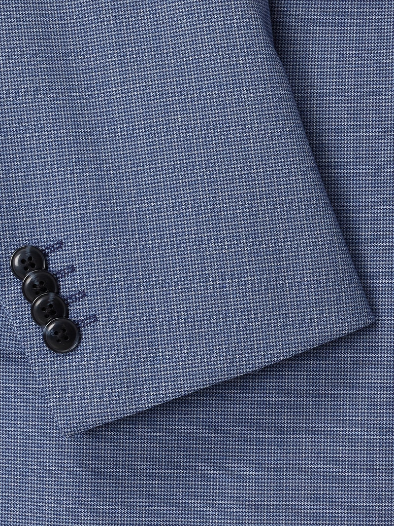 2-Knopf-Sakko mit Brustleistentasche in blau