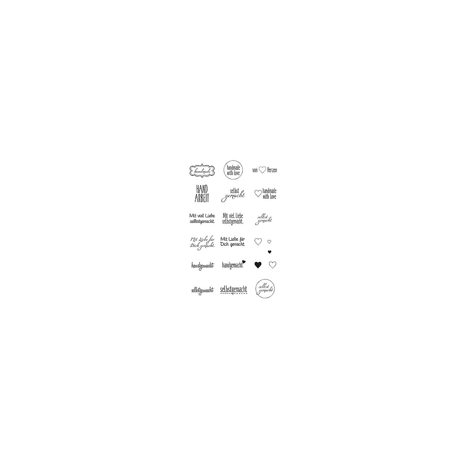 Clear Stempel-Set 