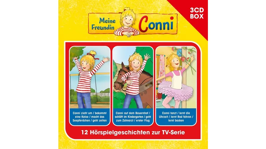 Meine Freundin Conni-3-CD Hörspielbox Vol.1