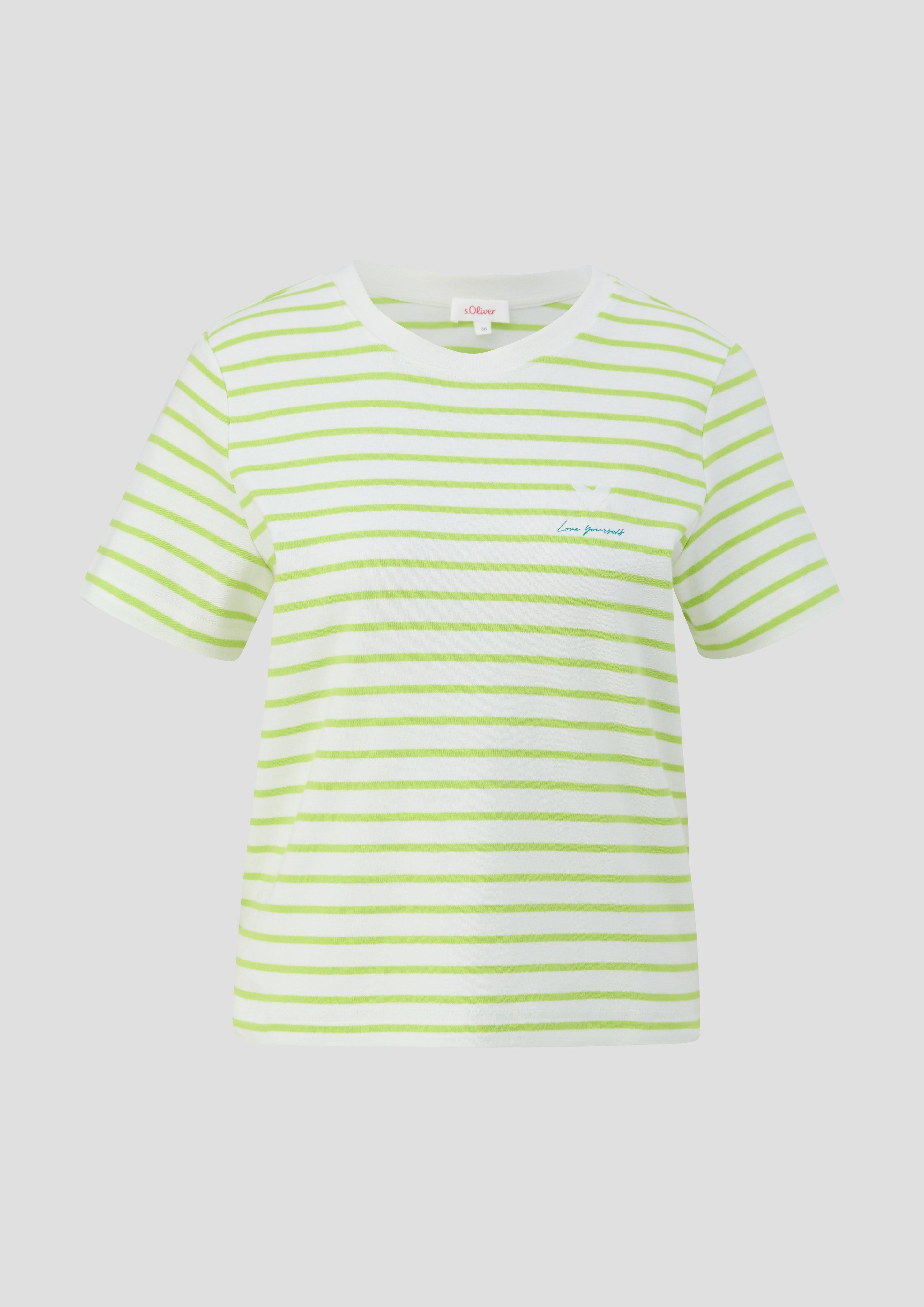 T-Shirt mit Streifenmuster  2141812-74G2