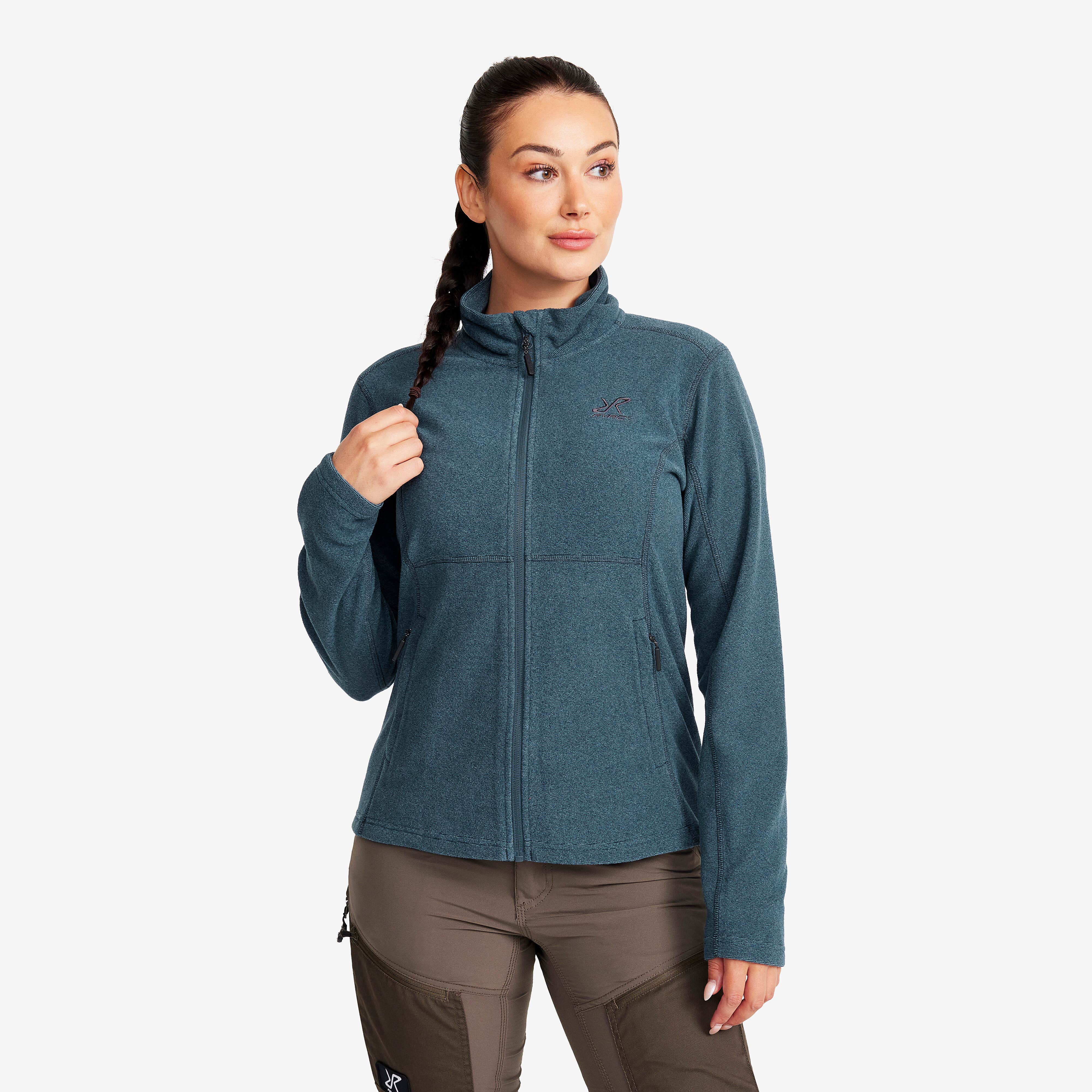 Essential Full-zip Fleece Femme Moonlit Ocean