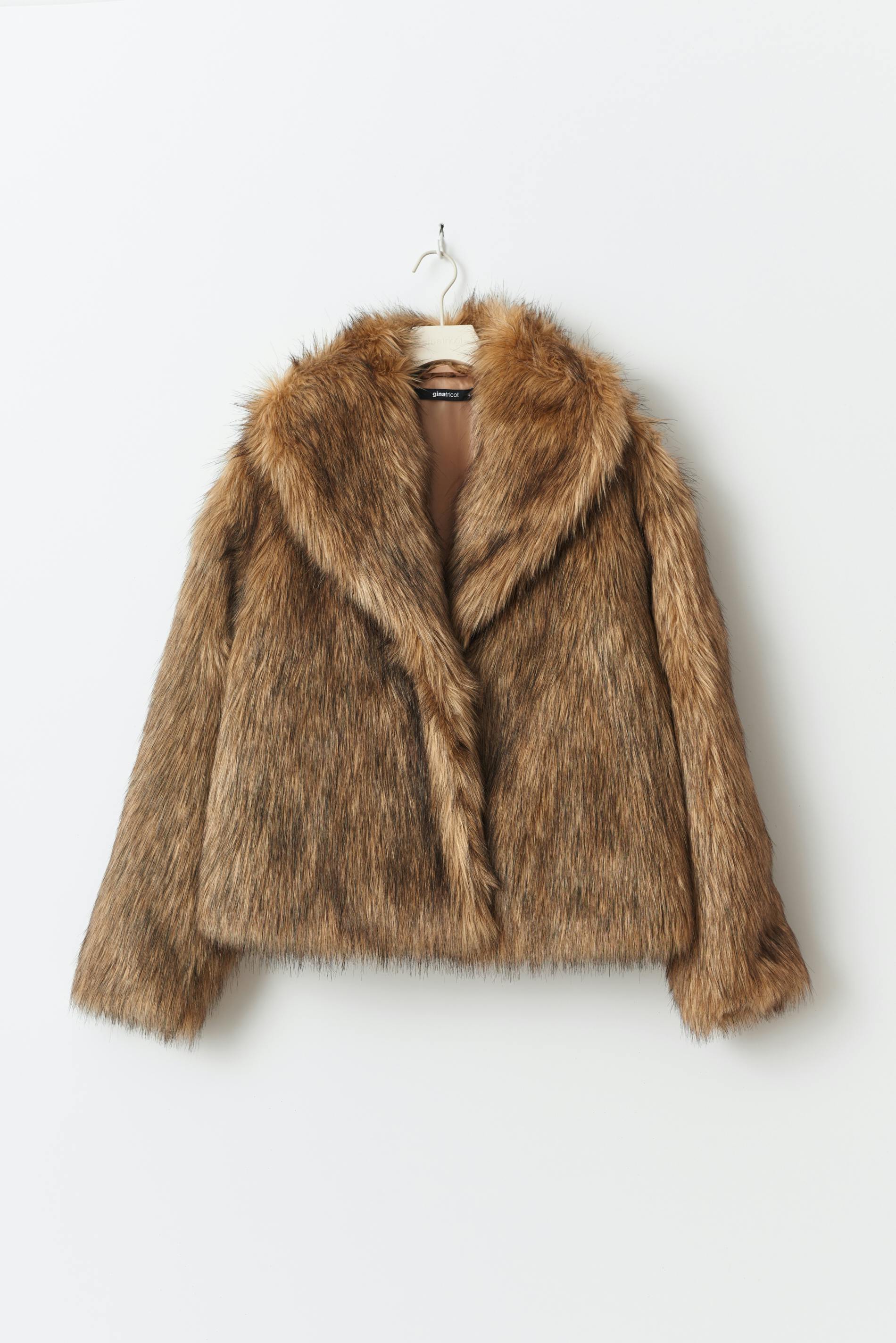Faux fur coat