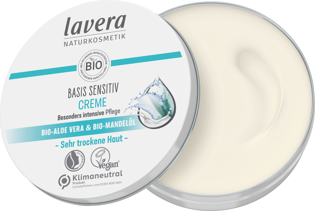 Gesichtscreme Basis Sensitiv in der Dose, 150 ml