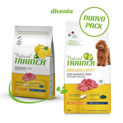 Trainer Dog Natural ADULT MINI mit Rind & Reis