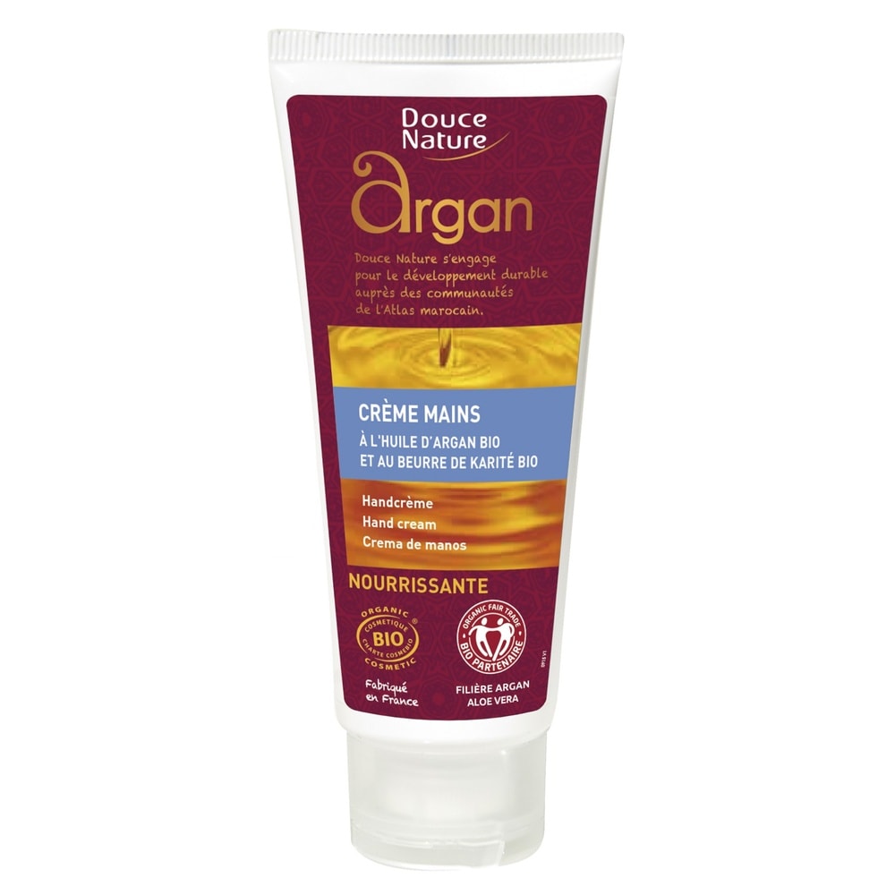 douce nature CREME MAINS ARGAN 60ML HYGIENE ET SOINS ARGAN