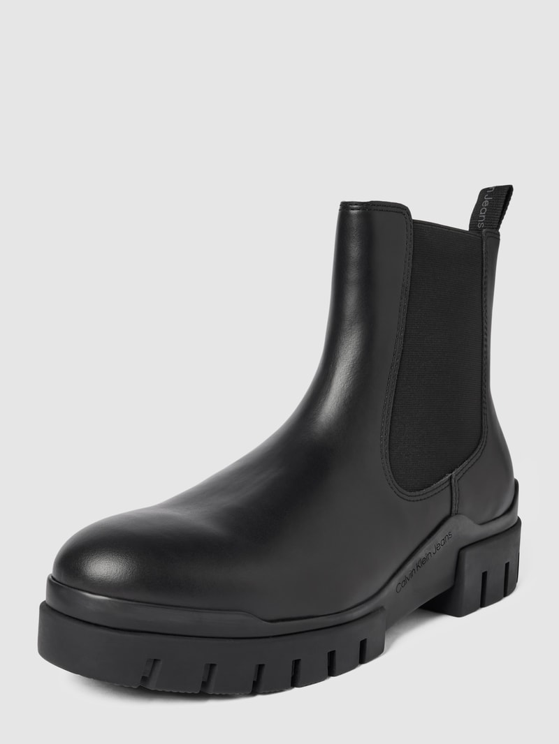 Chelsea Boots aus Leder Modell ' in black