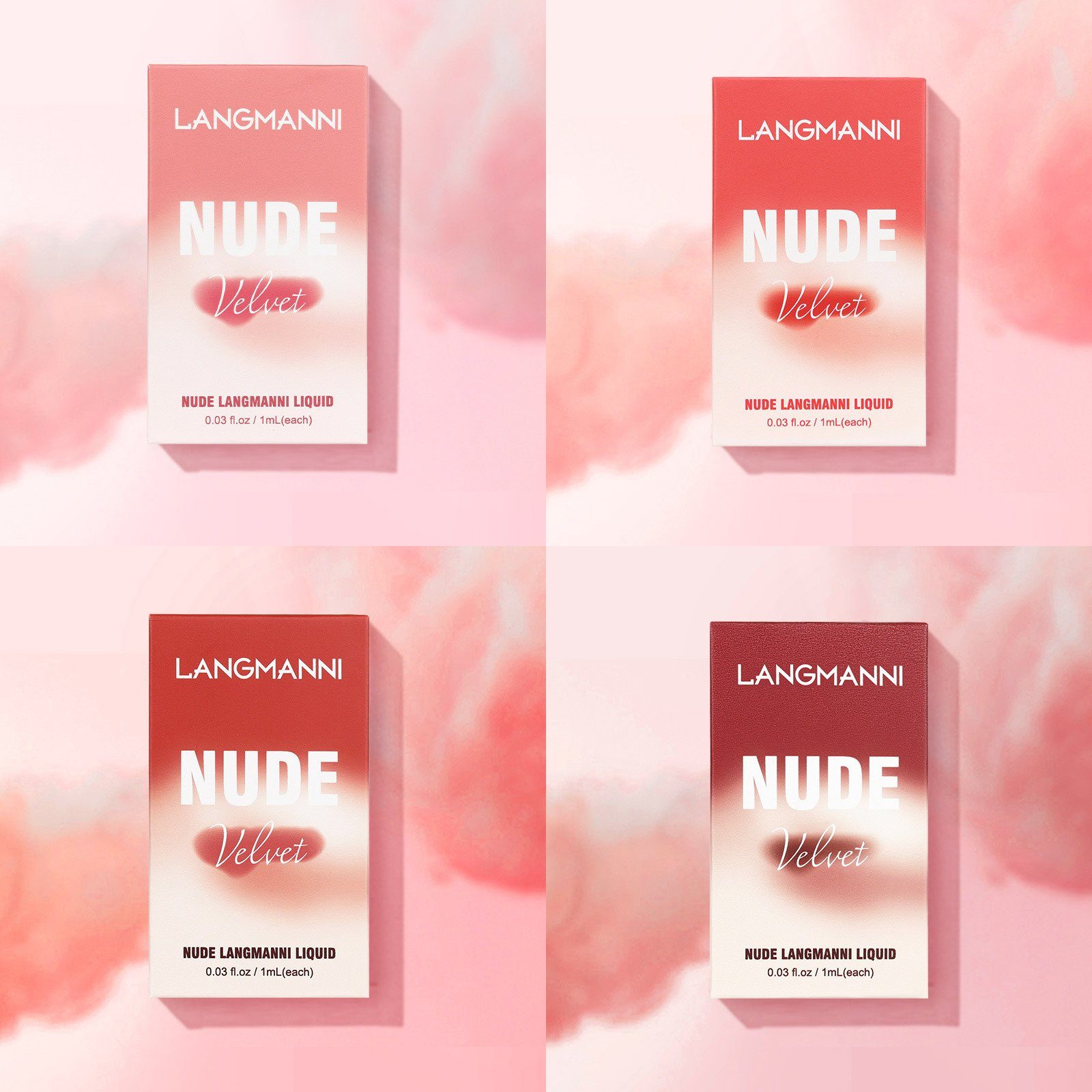 POCHUMIDUU Lippenstift-Set 16 Lippenstift-Set Matte Flüssig-Lippenstift Makeup Set, 16-tlg., Samtig Langanhaltend Wasserdicht Hoch Pigmentiert Samt Lipgloss Kit