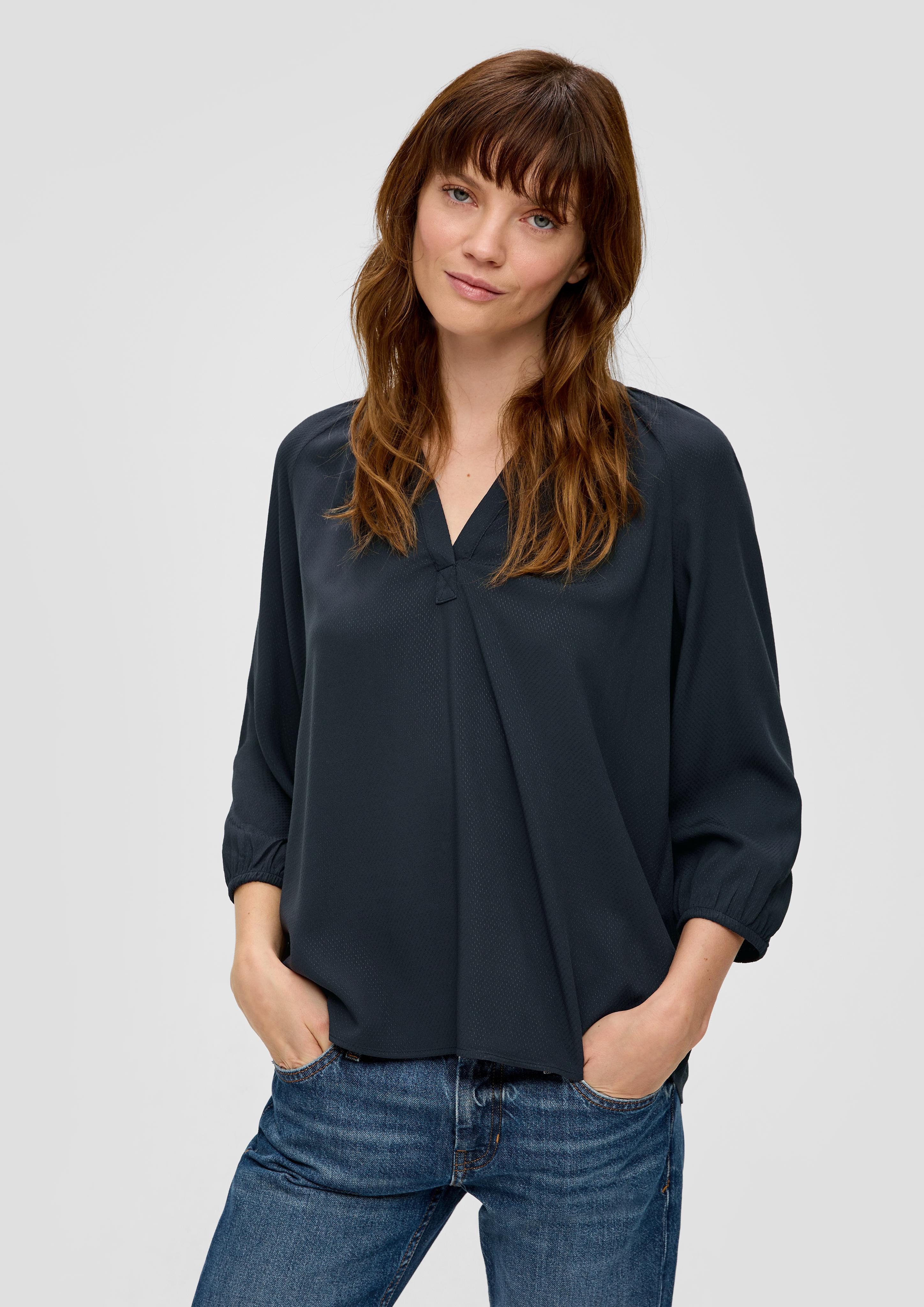 Viskosebluse mit Dobby-Struktur  2145848-5989