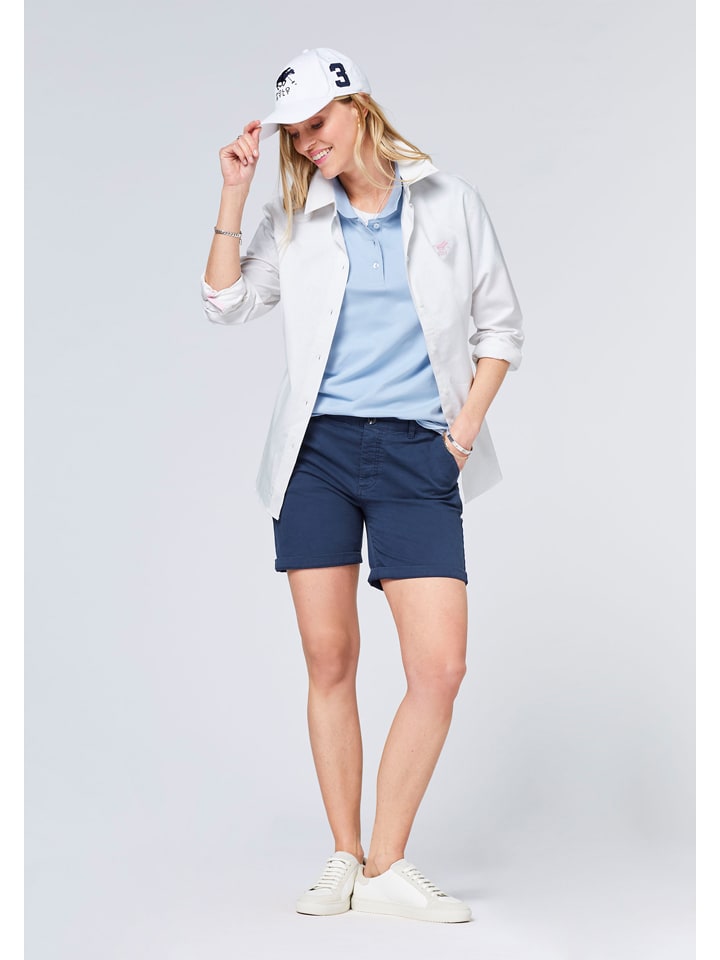 Polo Sylt Poloshirt in Hellblau günstig kaufen