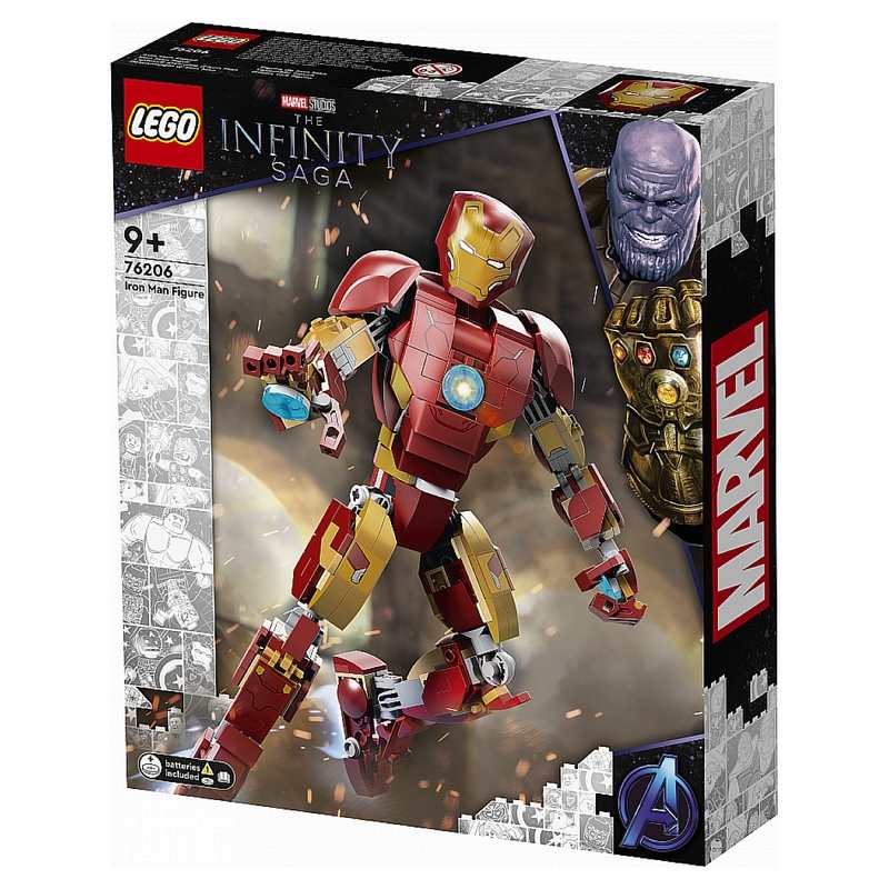 76206 L'armure articulée d'Iron Man LEGO Marvel Super Heroes