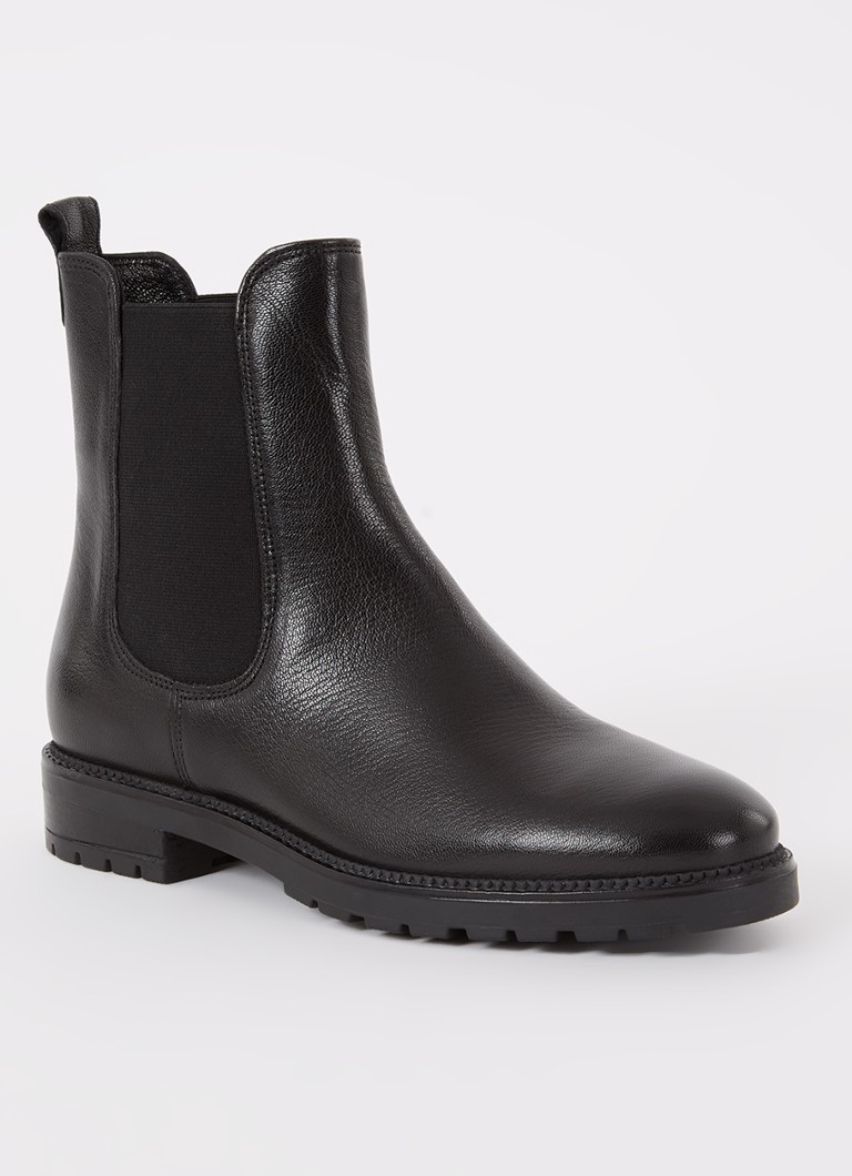 Dune London  Poema chelsea boot van leer