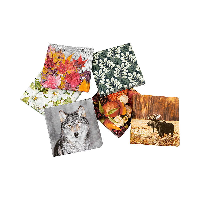 Vie Eco Servietter 20-pk 33x33 cm, Høst