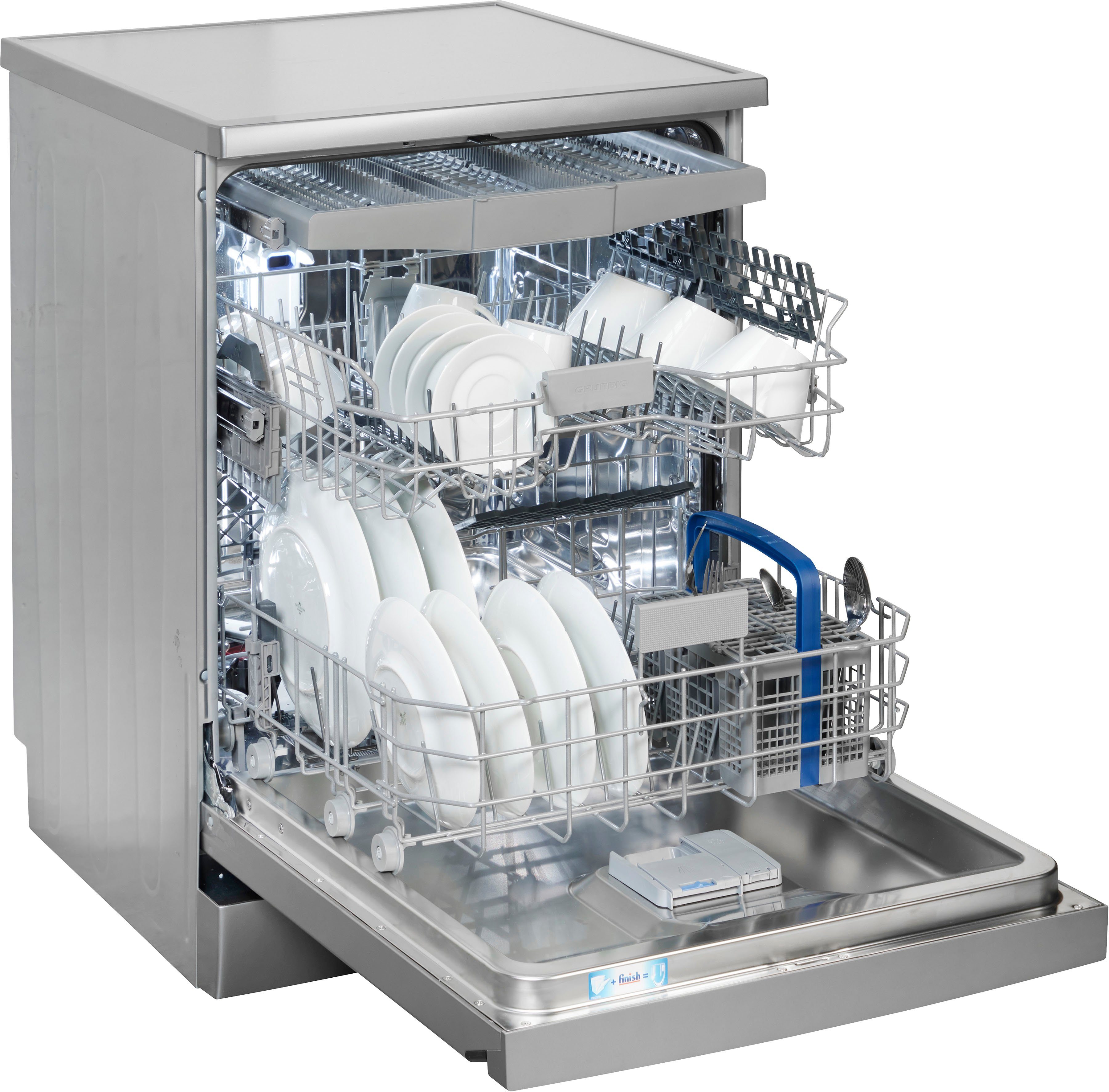 Grundig Standgeschirrspüler, GNFP4540XBW, 16 Maßgedecke