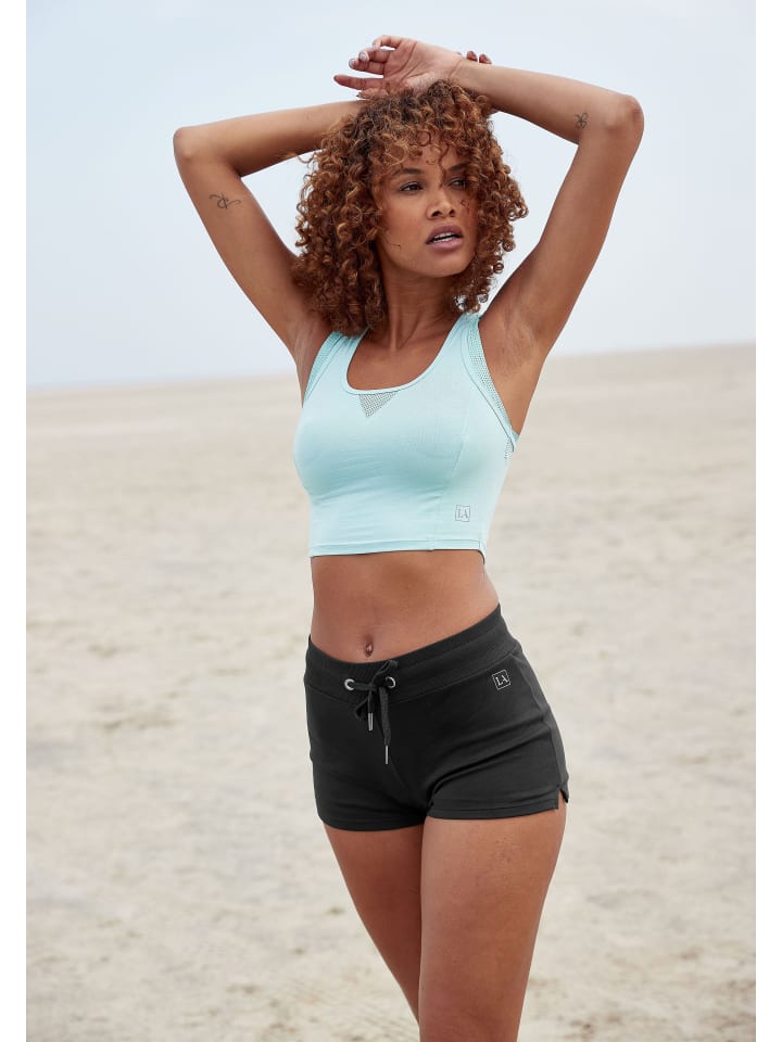 LASCANA ACTIVE Shorts in schwarz günstig kaufen
