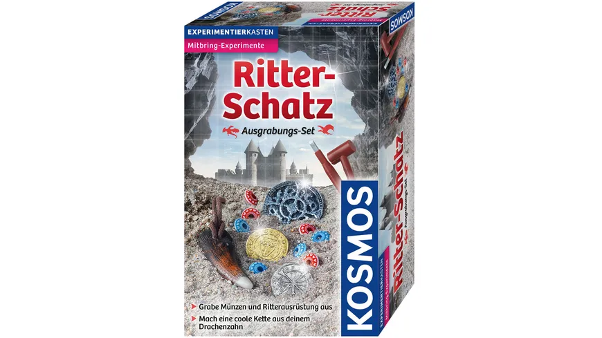 KOSMOS - Ritter-Schatz - Ausgrabungs-Set Experimentierkasten
