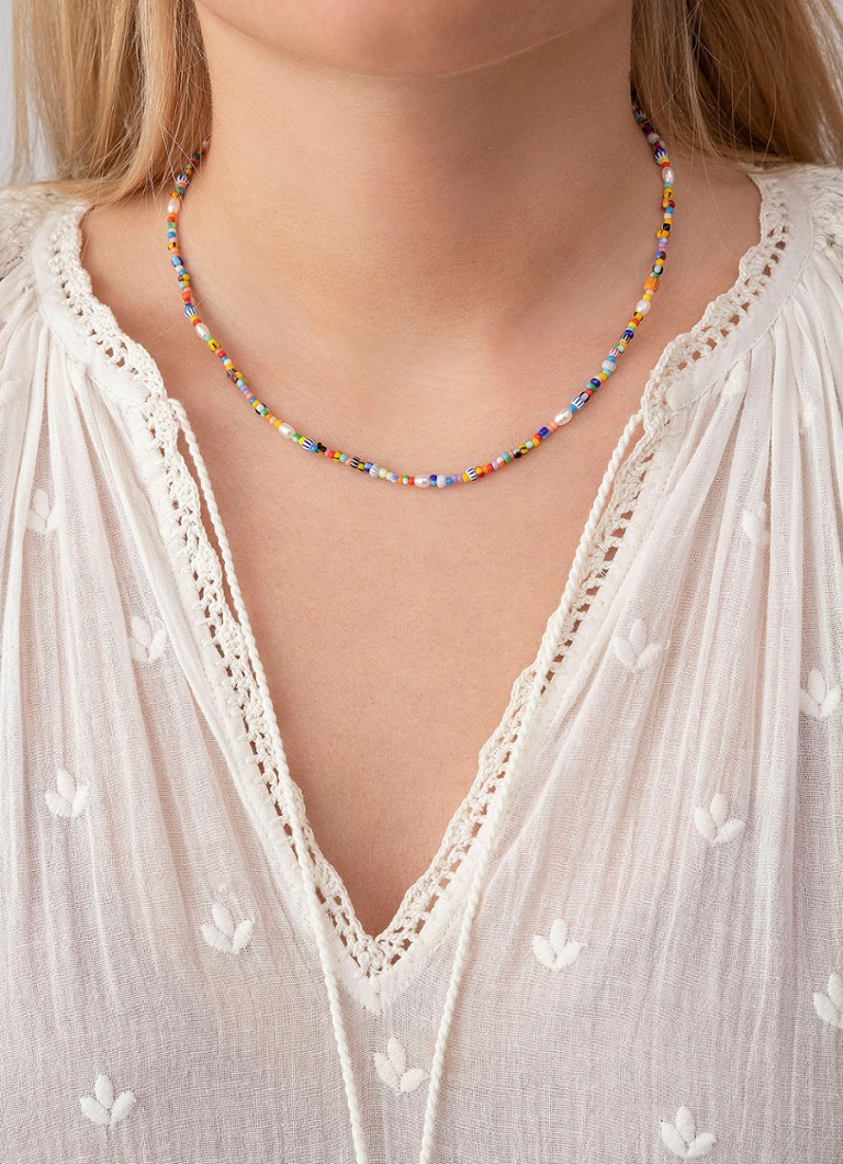 ANNI LU Petit Alaia necklace with glass beads