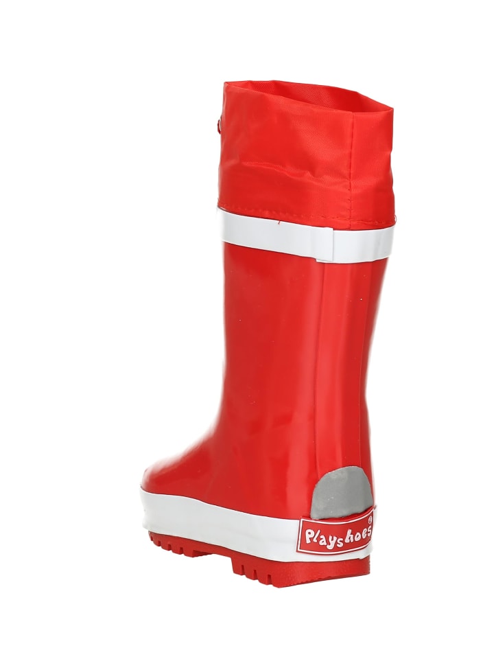 Playshoes Gummistiefel Basic gefüttert in Rot günstig kaufen