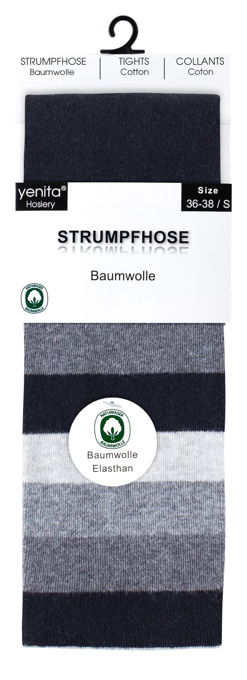 Yenita® Strickstrumpfhose in angenehmer Baumwollqualität