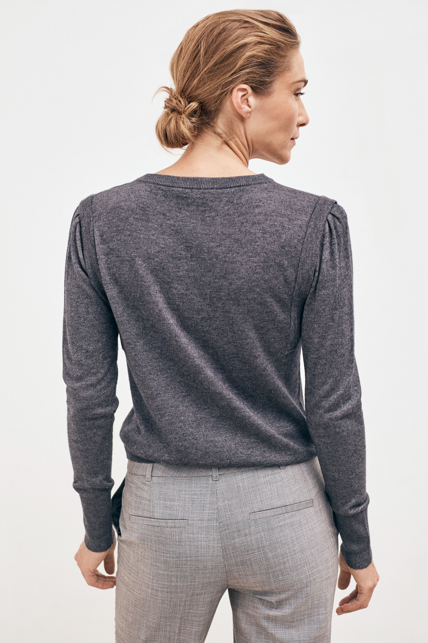 pantalon martin gris femme