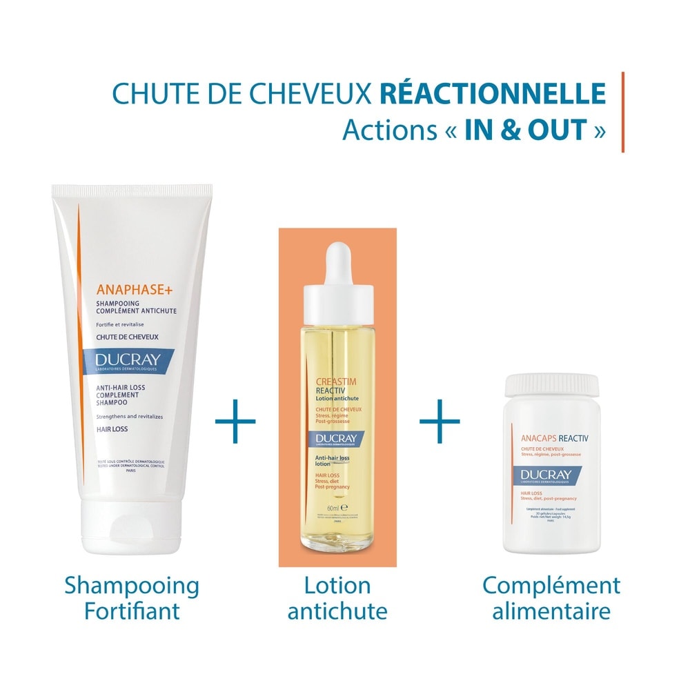 Ducray Anacaps Reactiv Cure 1 mois 30 Gelules Complément alimentaire