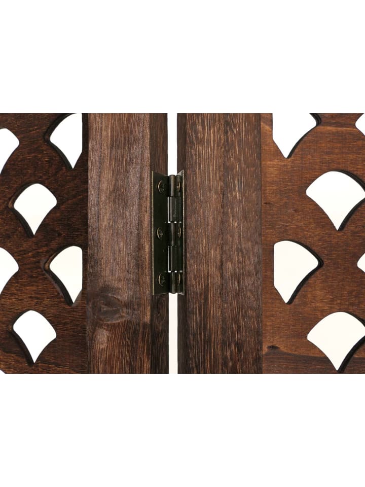 MCW Paravent A84 mit Ornamente, Braun günstig kaufen onesize
