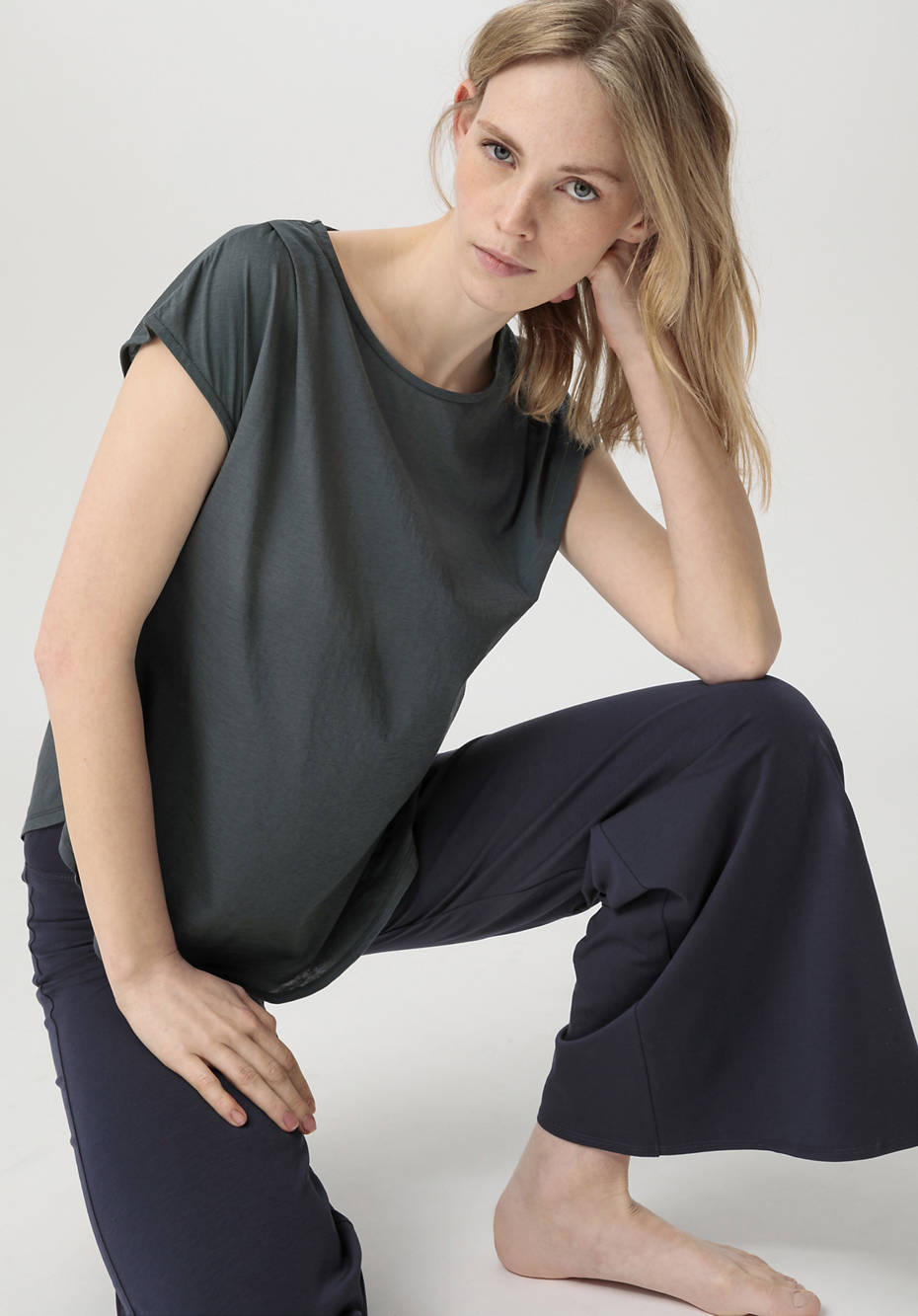 Funktions-Shirt aus reiner Bio-Baumwolle
