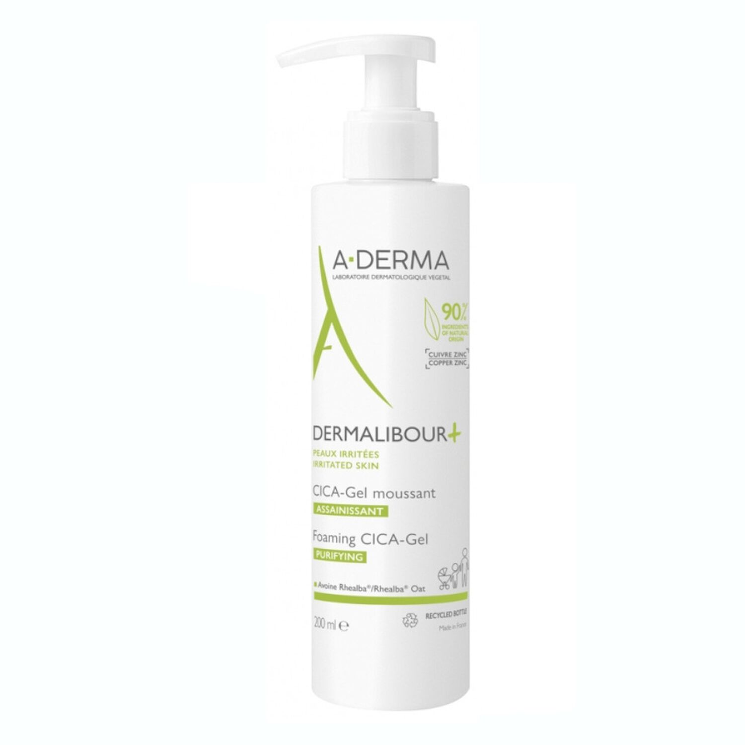 a-derma Dermalibour + Cica Gel Moussant Assainissant