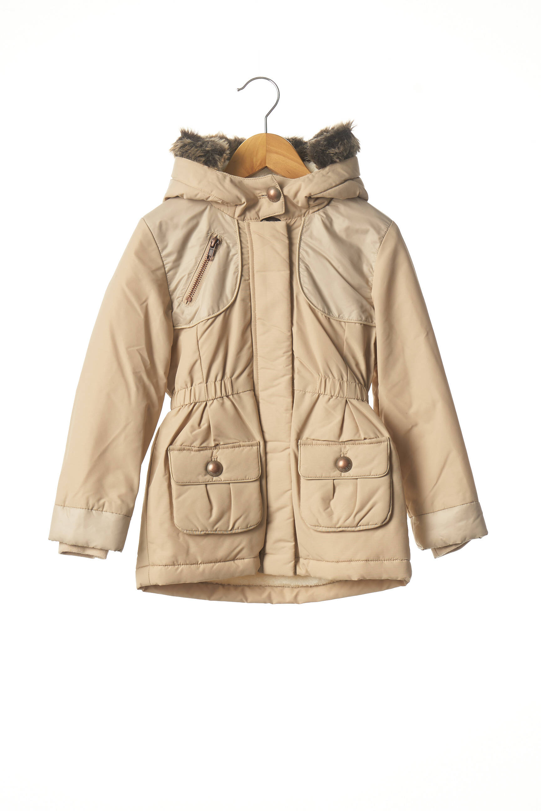 Marese Manteaux Longs Fille couleur beige